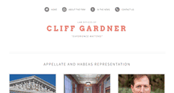 Desktop Screenshot of cliffgardner.com